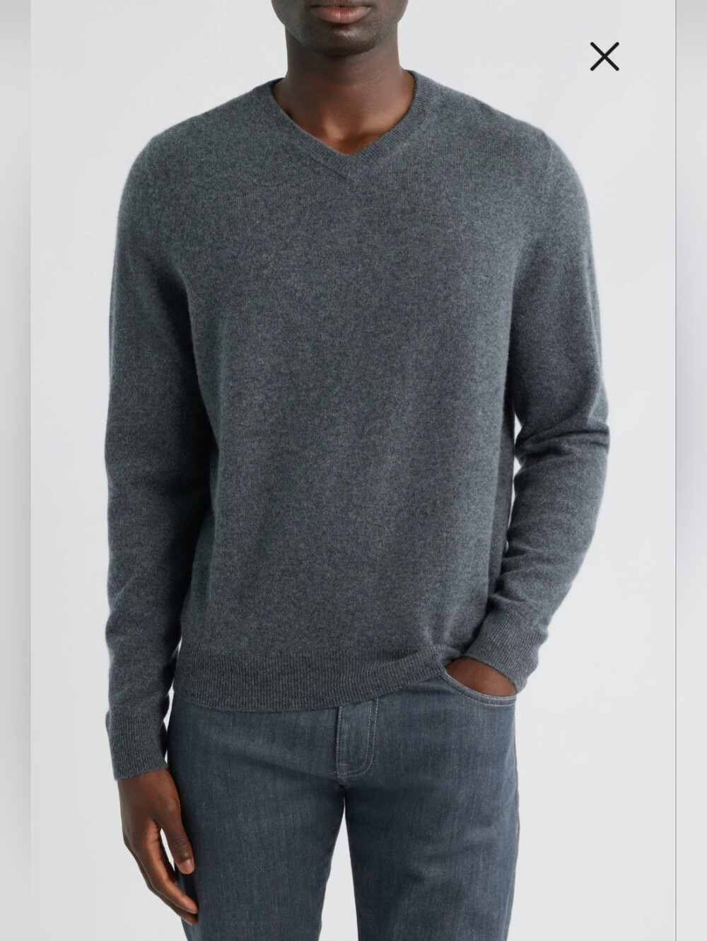 Nordstrom Cashmere V-Neck Sweater